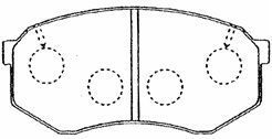 Juego de balatas de freno