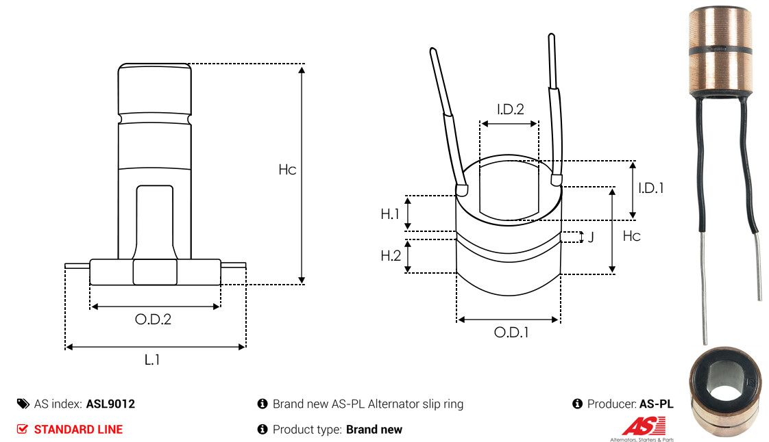kontaktinis žiedas, generatorius
