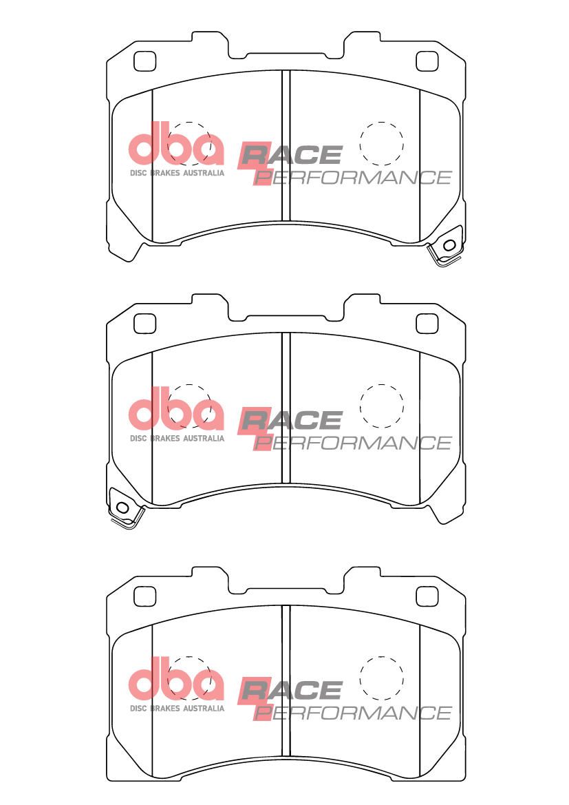 DBA RACE PERFORMANCE BRAKE PADS [ TOYOTA YARIS GR 2019 ON F ] - TecDoc Only