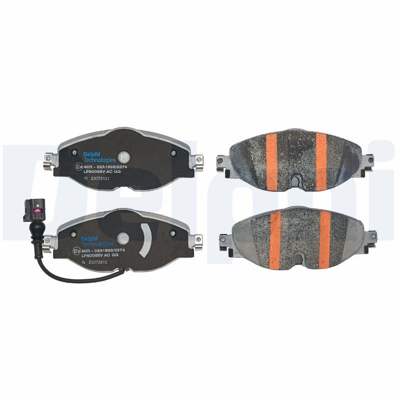 DELPHI LP5006EV - Bremsbelagsatz, Scheibenbremse