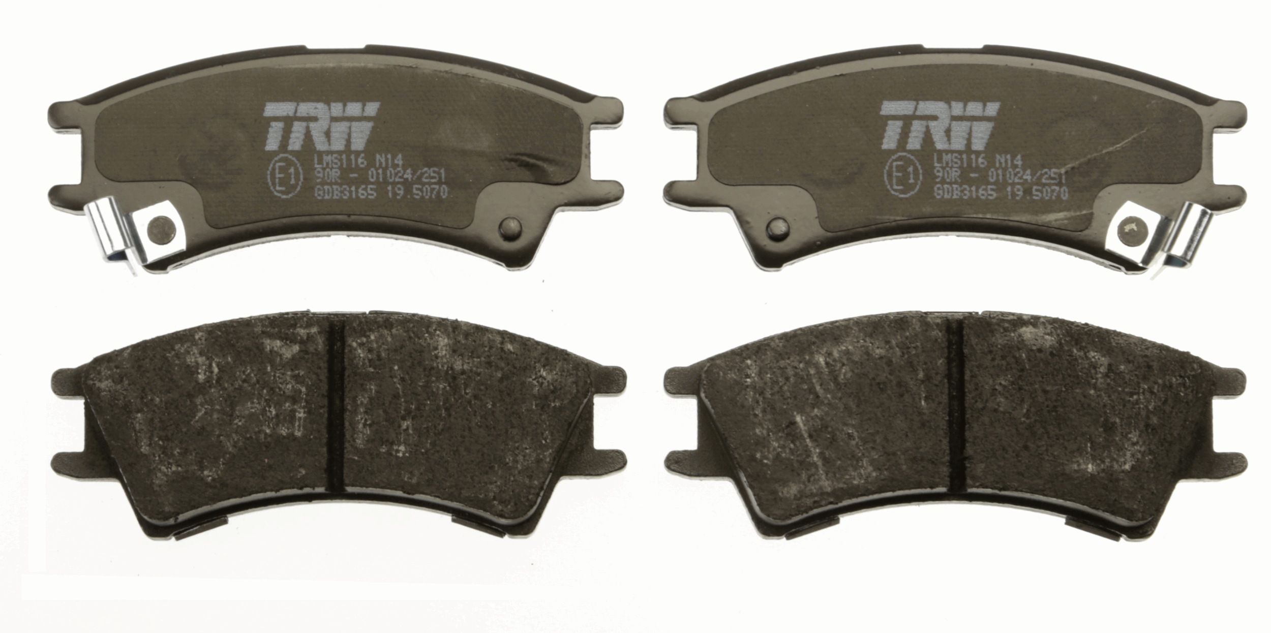 TRW DISC BRAKE PADS - TecDoc 2