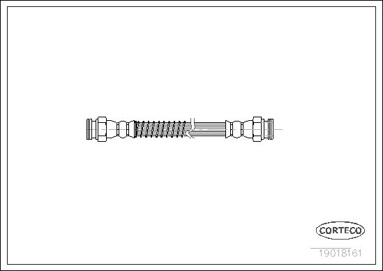 FLEXIBLE DE FREIN PEUGEOT  0705