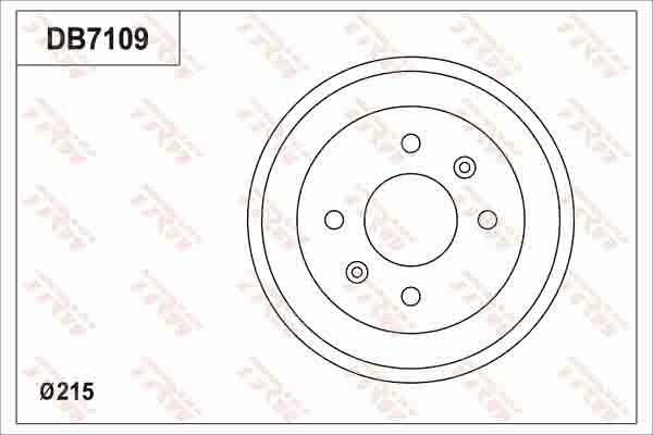 TRW BRAKE DISC - TecDoc Only
