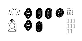 Montagesatz, Abgasanlage