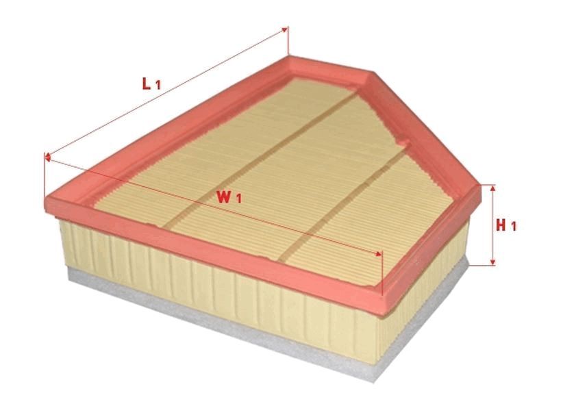 AIR FILTER FITS A1756 - TecDoc Only