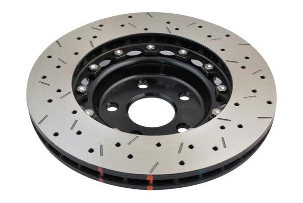 5000 Fully Assembled 2-piece Black Hat XS Cross-drill/slotted KP [ Subaru WRX  US SPEC F ] - TecDoc 2