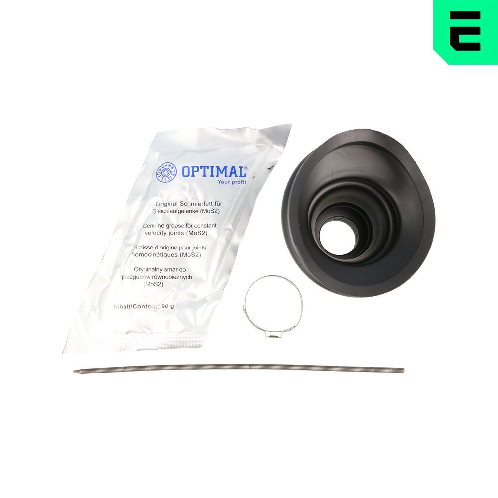 Faltenbalgsatz, Antriebswelle