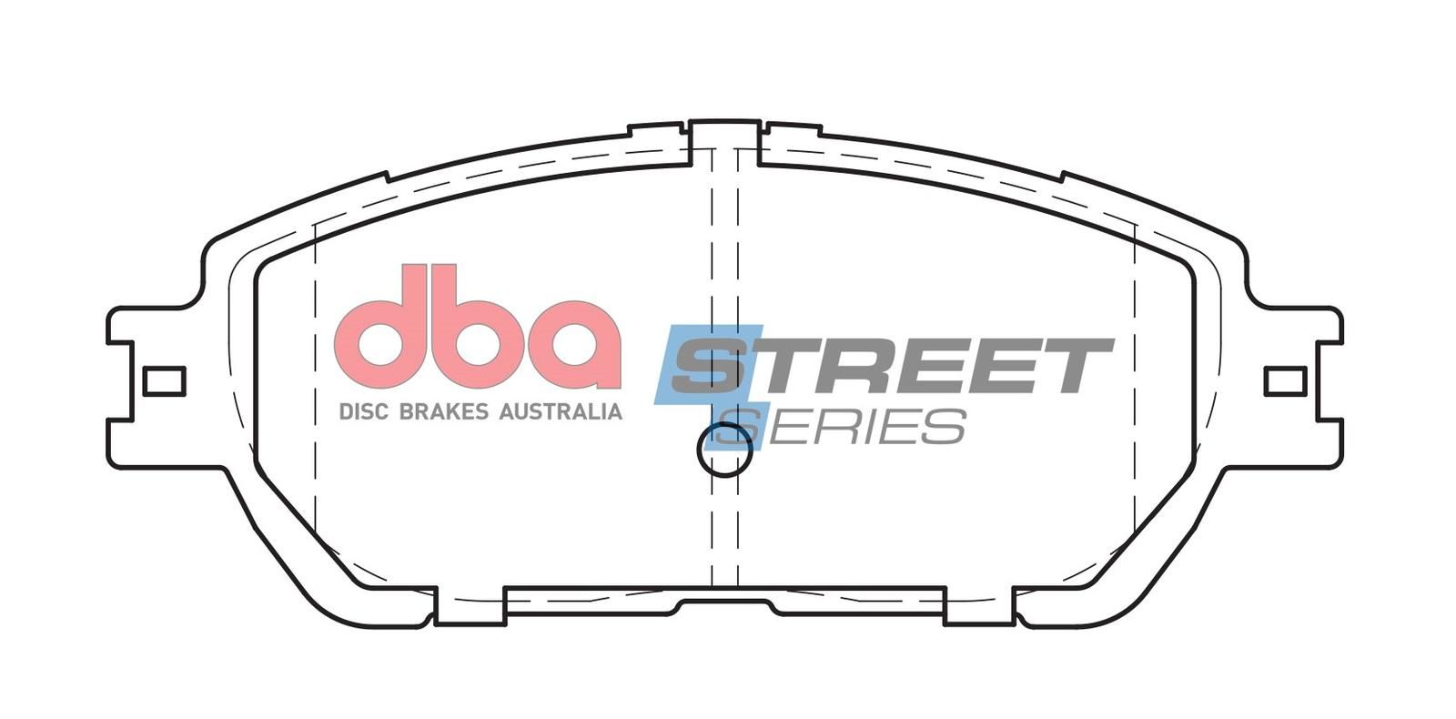 DBA SS STREET SERIES BRAKE PADS [ Lexus & Toyota 2001-2007 F ] - TecDoc Only
