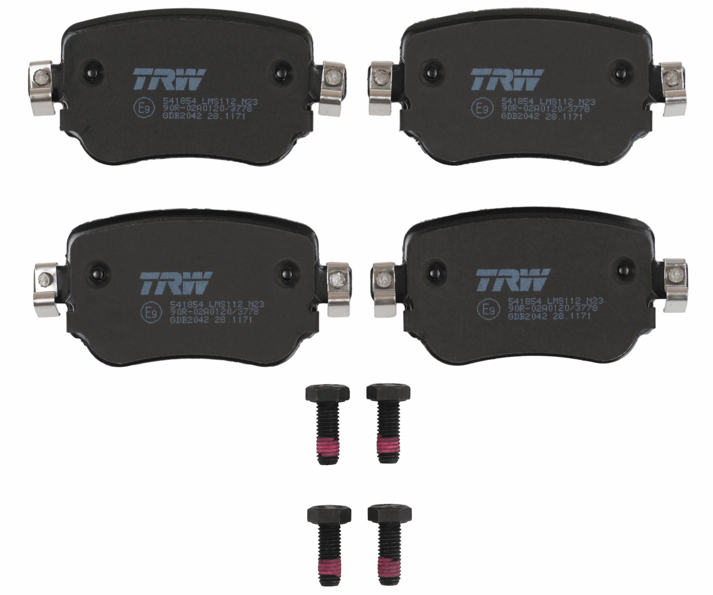 TRW DISC BRAKE PADS - TecDoc 2