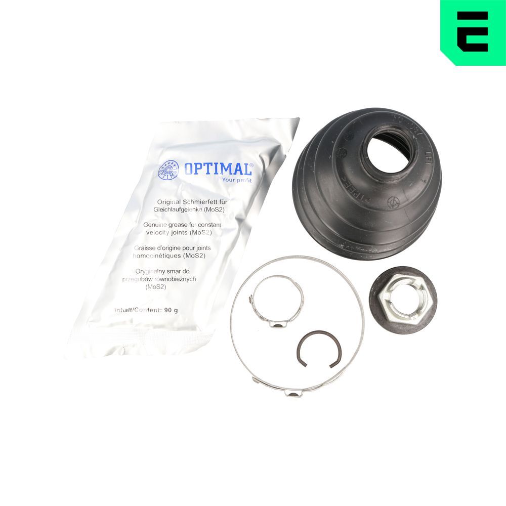 Faltenbalgsatz, Antriebswelle