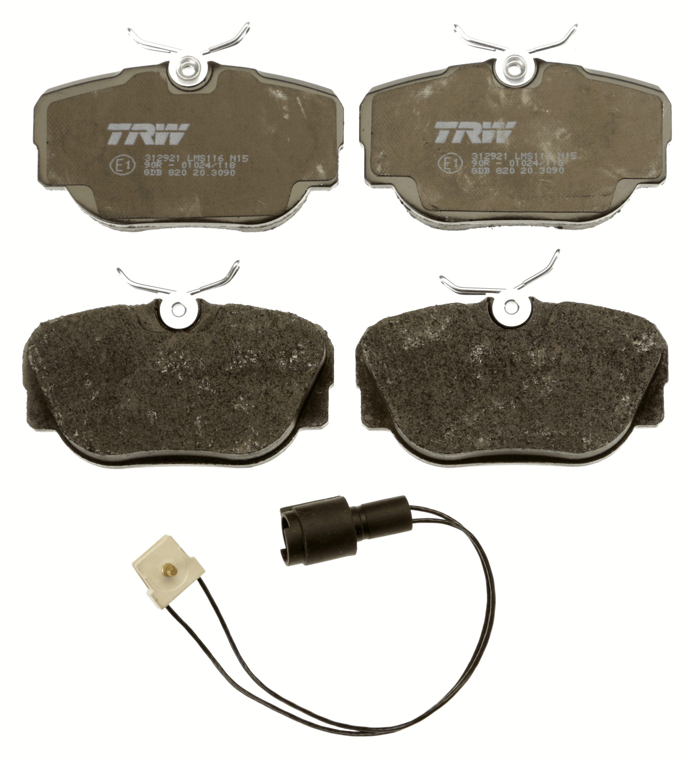 TRW DISC BRAKE PADS - TecDoc 2