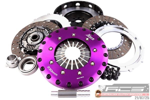 KIT PER NISSAN SKYLINE 2.5L inc F/W - Xtreme Performance Clutch Kit Inc Flywheel-230mm Twin Sprung Organic - TecDoc Only