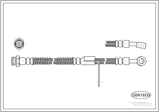 FLEXIBLE DE FREIN HYUNDAI  0705