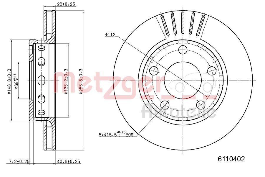 Brake Disc 6110402