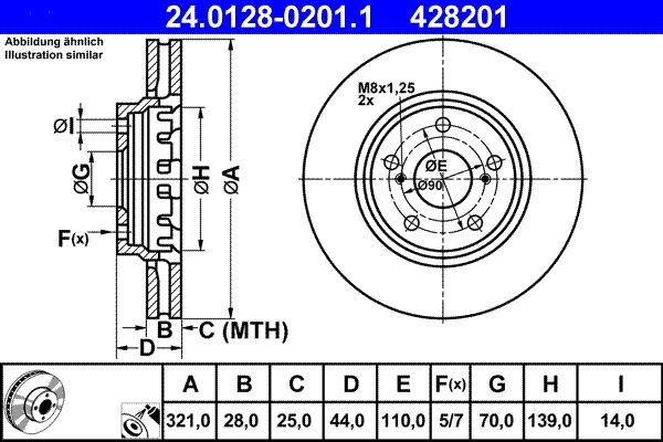 Brake Disc 24.0128-0201.1