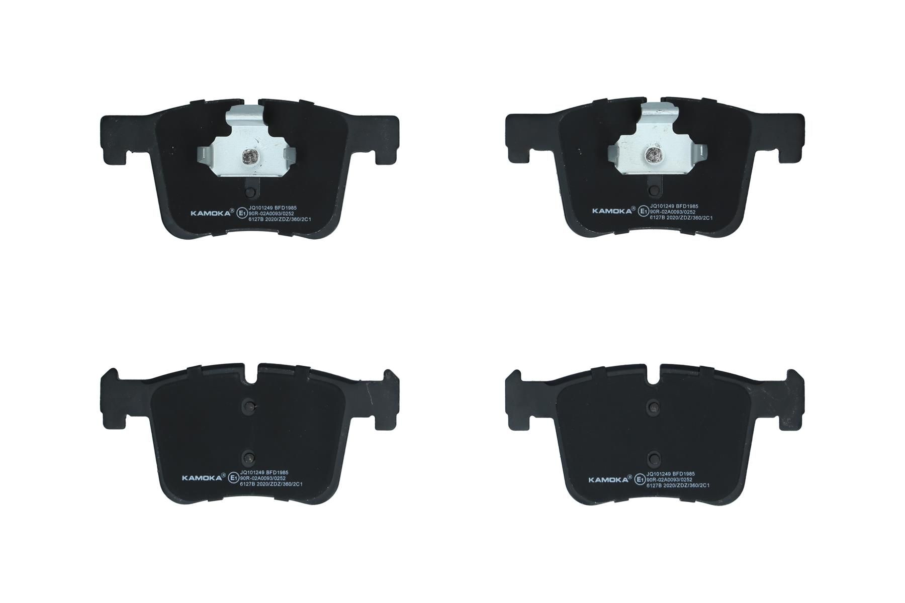 Bremsbelagsatz, Scheibenbremse