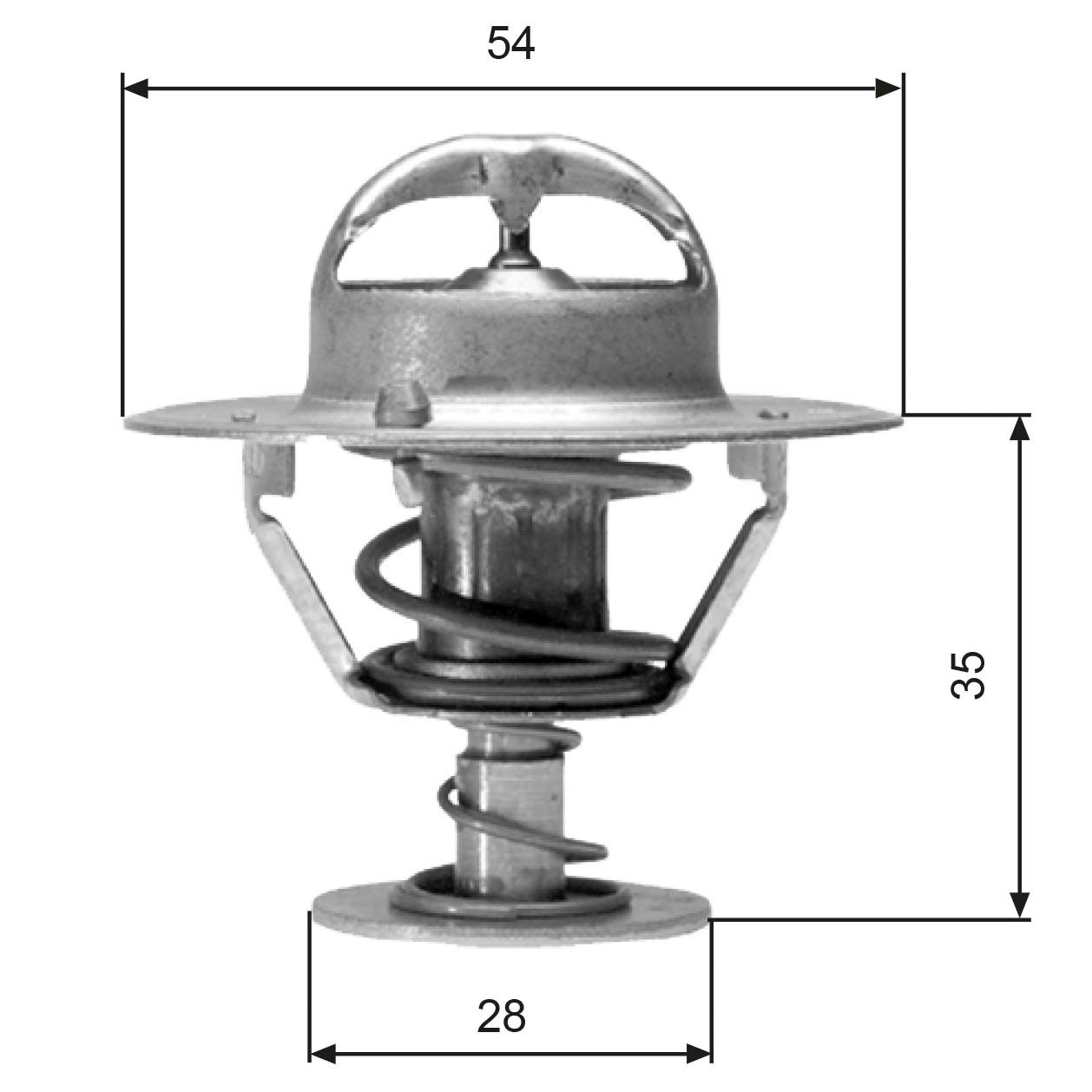 Thermostat, coolant TH04277