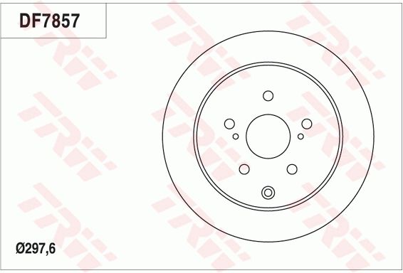 TRW BRAKE DISC - TWIN PACK - TecDoc Only