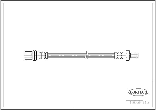 FLEXIBLE DE FREIN TOYOTA CELICA,  0705