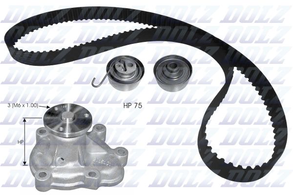 Water Pump & Timing Belt Kit KD142