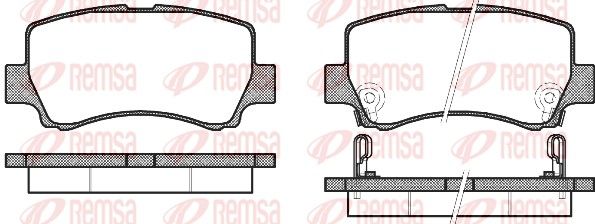 Premium Rear Brake Pad Set Premium Rear Brake Pad Set