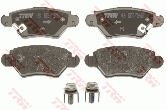 TRW DISC BRAKE PADS - TecDoc 1