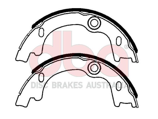 Street Series Brake Shoes [Kia Parking Brake 168mm] - TecDoc Only