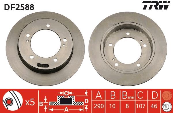 Brake Disc DF2588