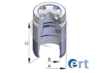 Piston, brake caliper 150760-C