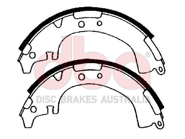 Street Series Brake Shoes [Chrysler Centura / Toyota Corolla/Corona 228.6mm] - TecDoc Only