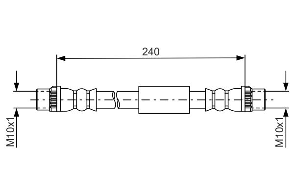 Brake Hose 1 987 481 666