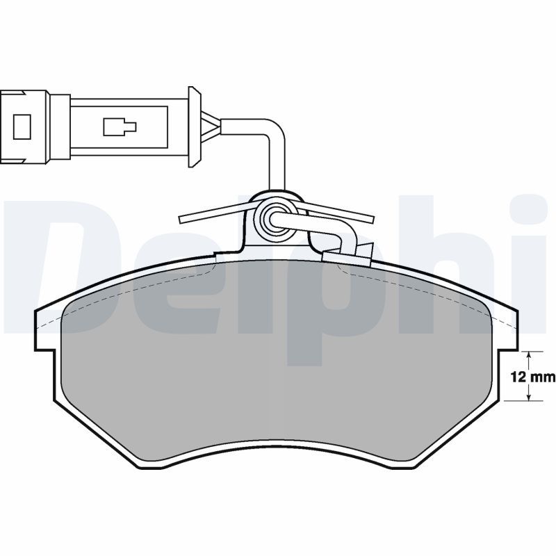 Brake Pad Set, disc brake LP901