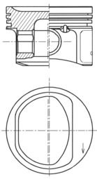 KOLBENSCHMIDT 41754600 Piston