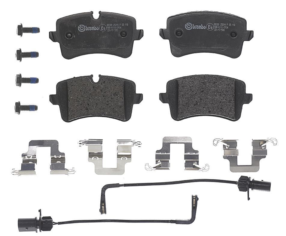BREMBO P 85 118 - Bremsbelagsatz, Scheibenbremse PRIME LINE