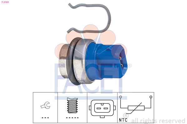 FACET 7.3101 - Sensor, Kühlmitteltemperatur