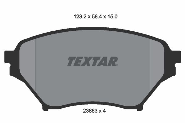 Brake Pad Set, disc brake 2386301