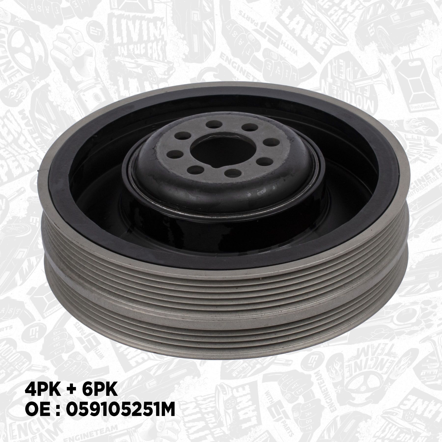 Riemenscheibe, Kurbelwelle