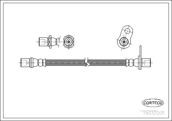 Brake Hose 19032205