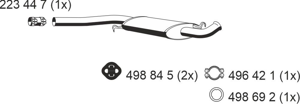Mittelschalld&auml;mpfer