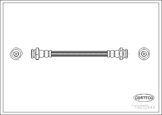 FLEXIBLE DE FREIN SUZUKI ALTO II  0705