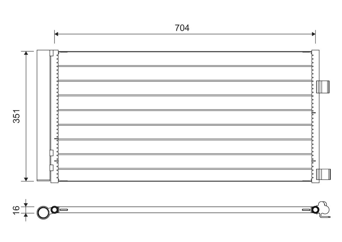 Condenser, air conditioning 814378