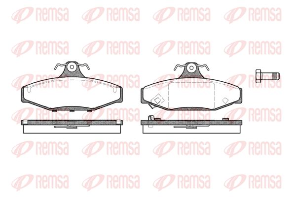 Premium Rear Brake Pad Set