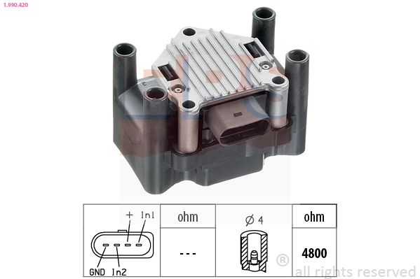 Ignition Coil Unit 1.990.420