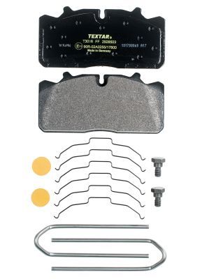 Brake Pad Set, disc brake 2928503