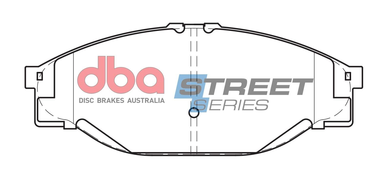 DBA SS STREET SERIES BRAKE PADS [ Great Wall & Toyota 1989-2013 F ] - TecDoc Only