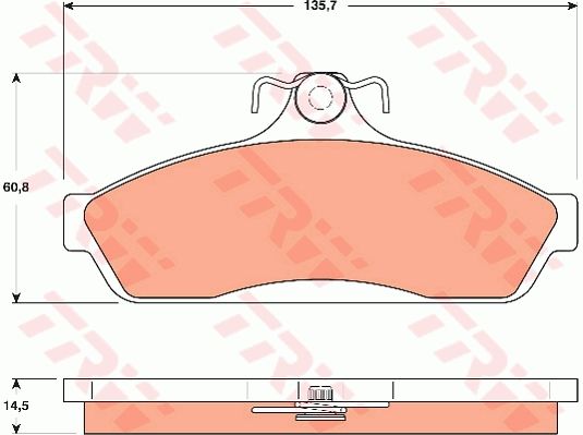 TRW DISC BRAKE PADS - TecDoc Only