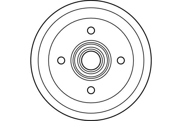 TRW BRAKE DRUM - TecDoc 2
