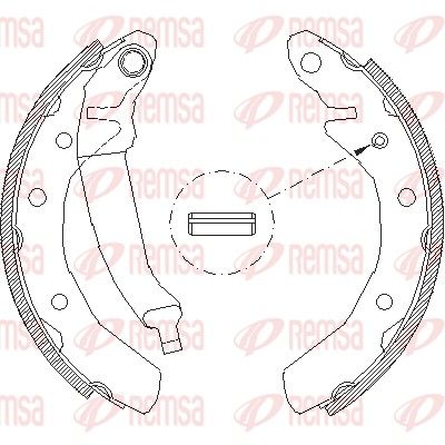 Brake Shoe 4086.00