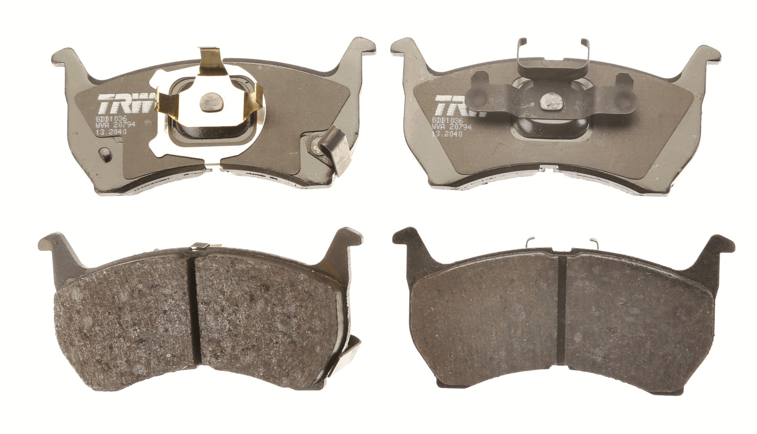 TRW DISC BRAKE PADS - TecDoc 2