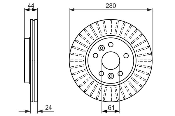 Brake Disc 0 986 479 611